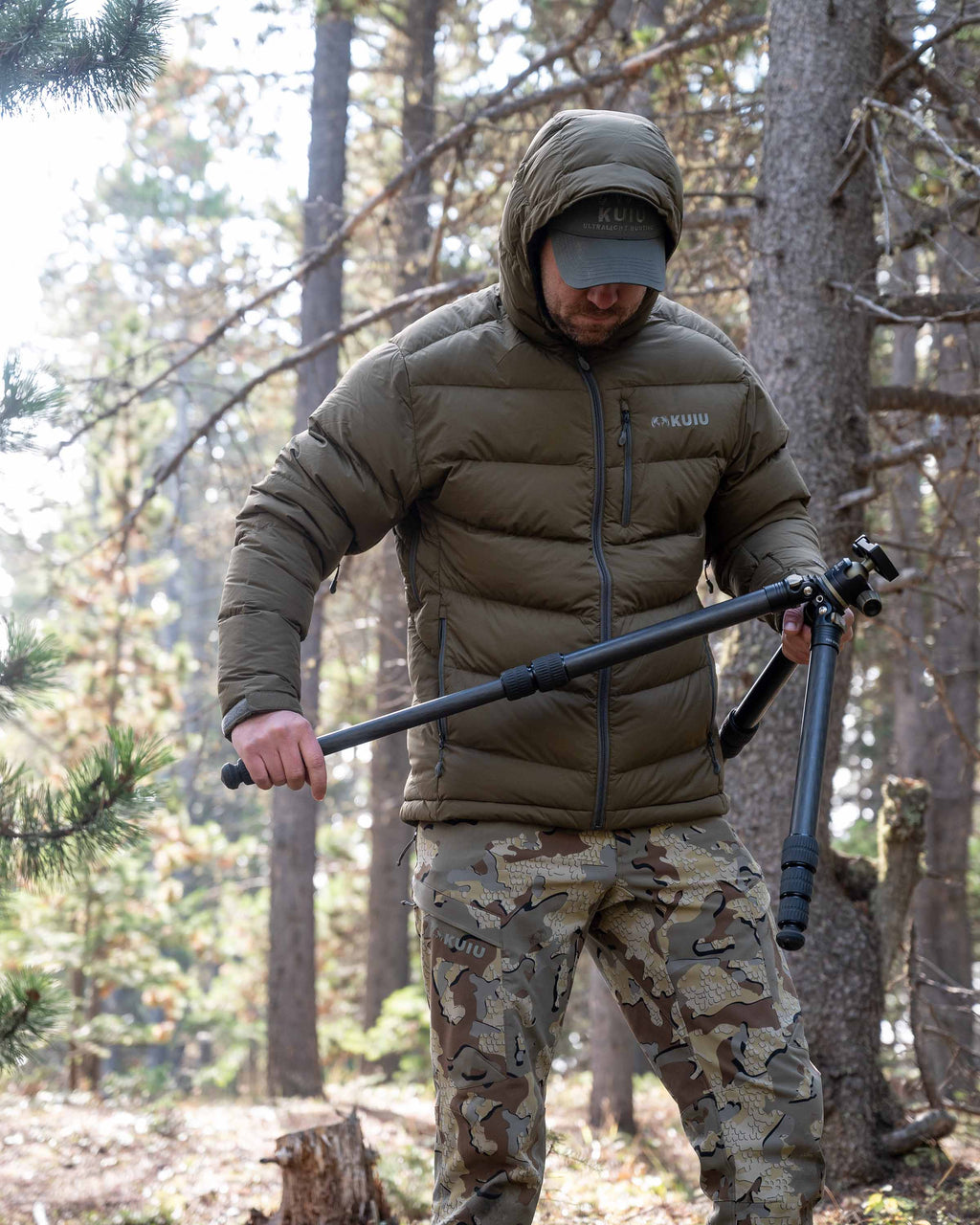 Super Down PRO Hooded Jacket | Verde