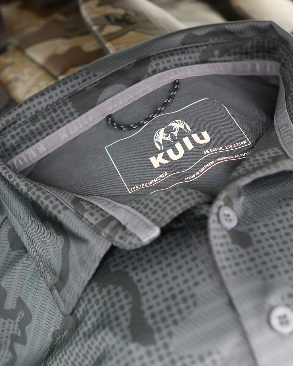 KUIU Performance Polo | Heather Steel Blue