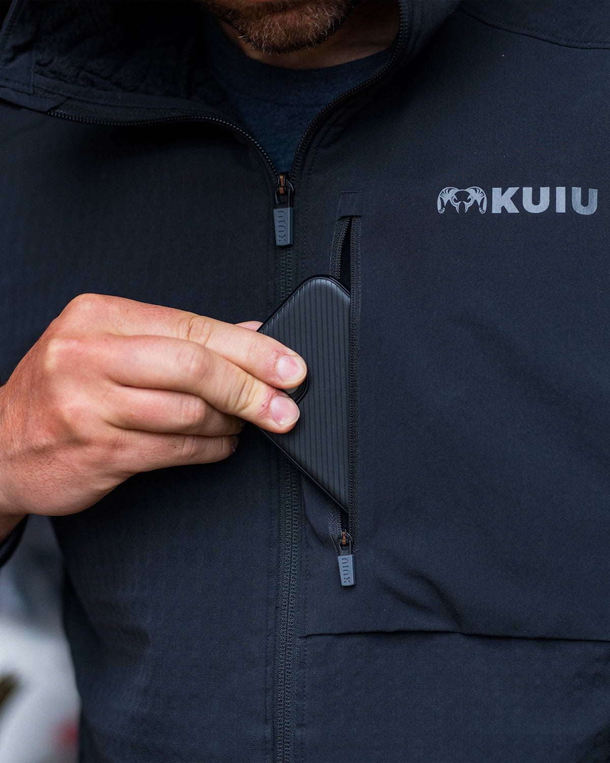 Blockfield Fleece Hoodie | Black