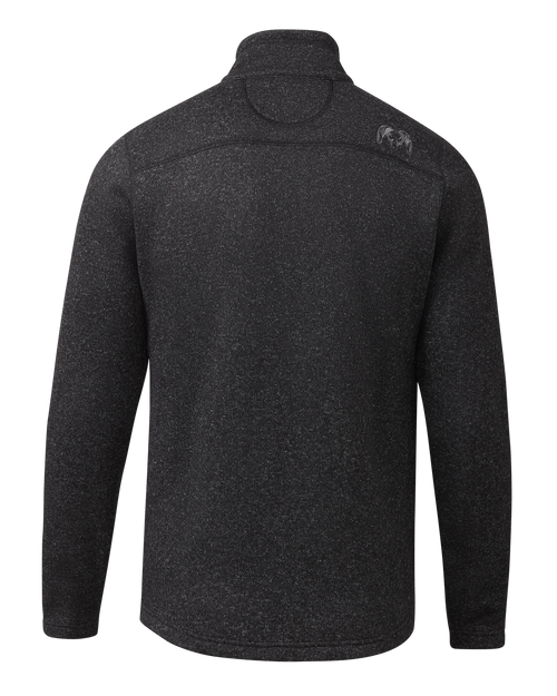 Base Camp Full Zip Sweater | Heather Black
