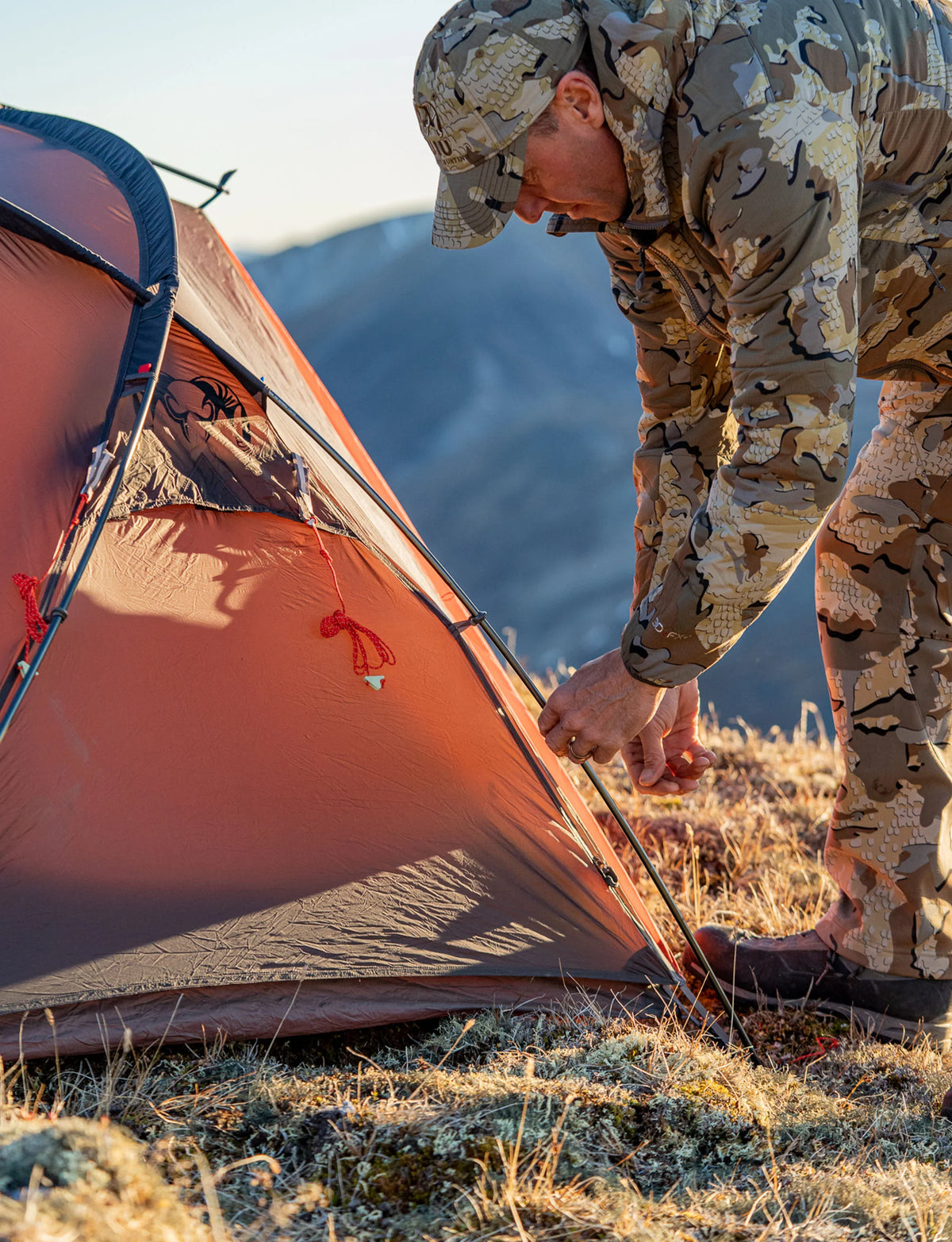 Mountain Star 2 Person Tent | Gunmetal-Camel