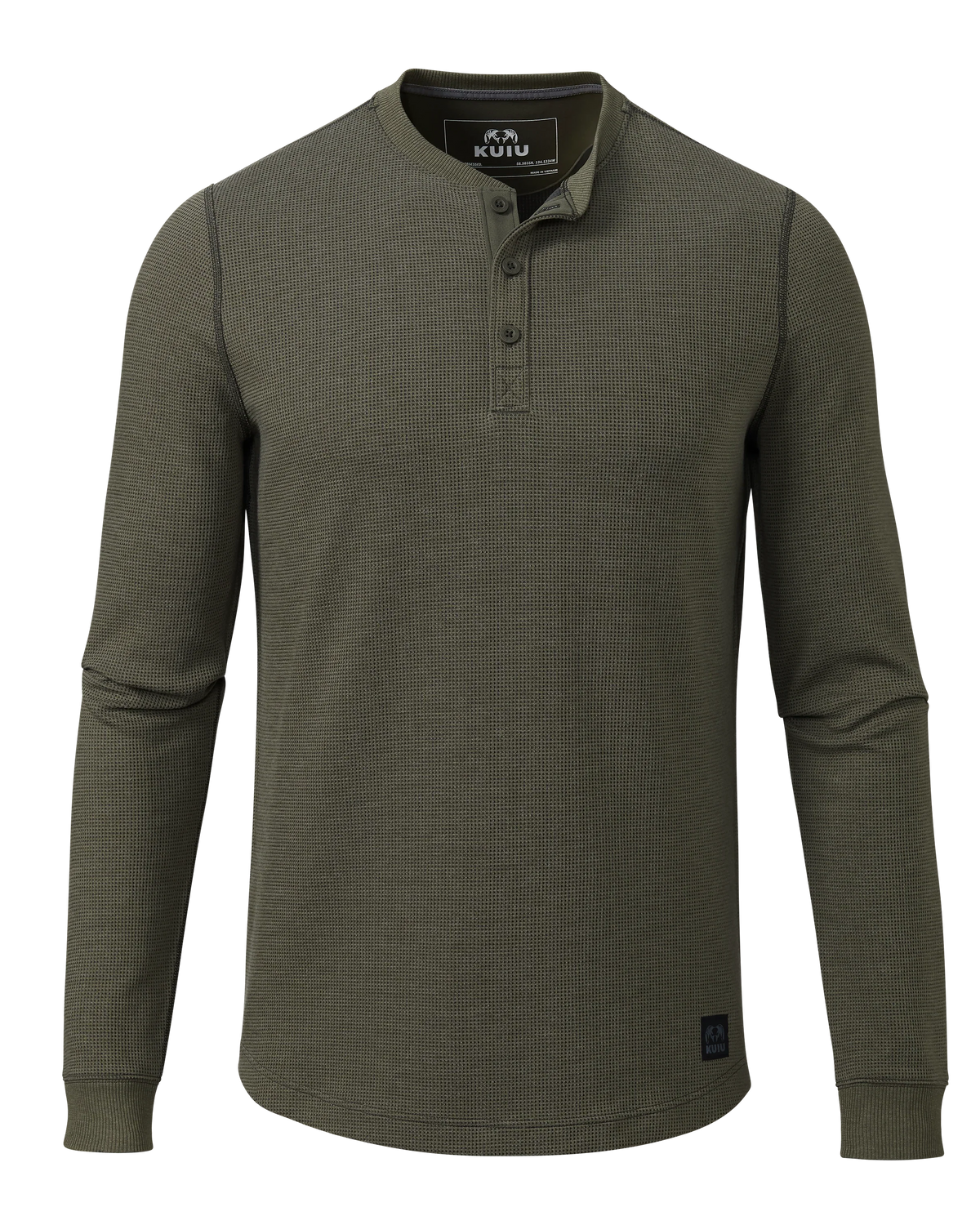 Canyon Waffle Henley | Ash Heather